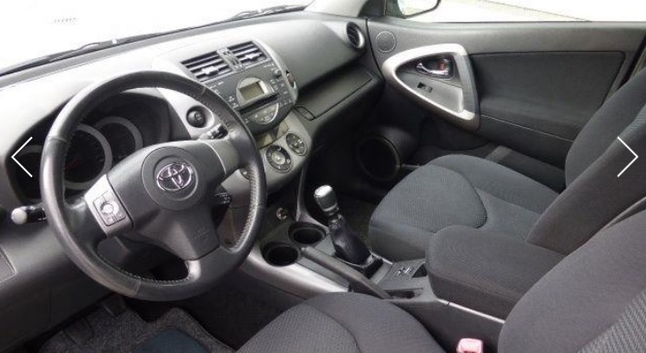 Left hand drive car TOYOTA RAV 4 (30/01/2008) - 